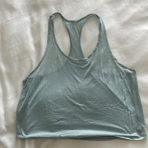 Baby blue Alo workout tank top
